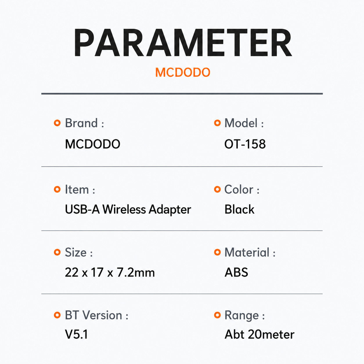 Mcdodo Wireless Adapter