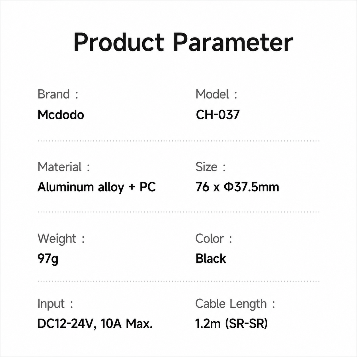Mcdodo 120W 1C+1A Car Charger with USB-C and Lighting retractable cables