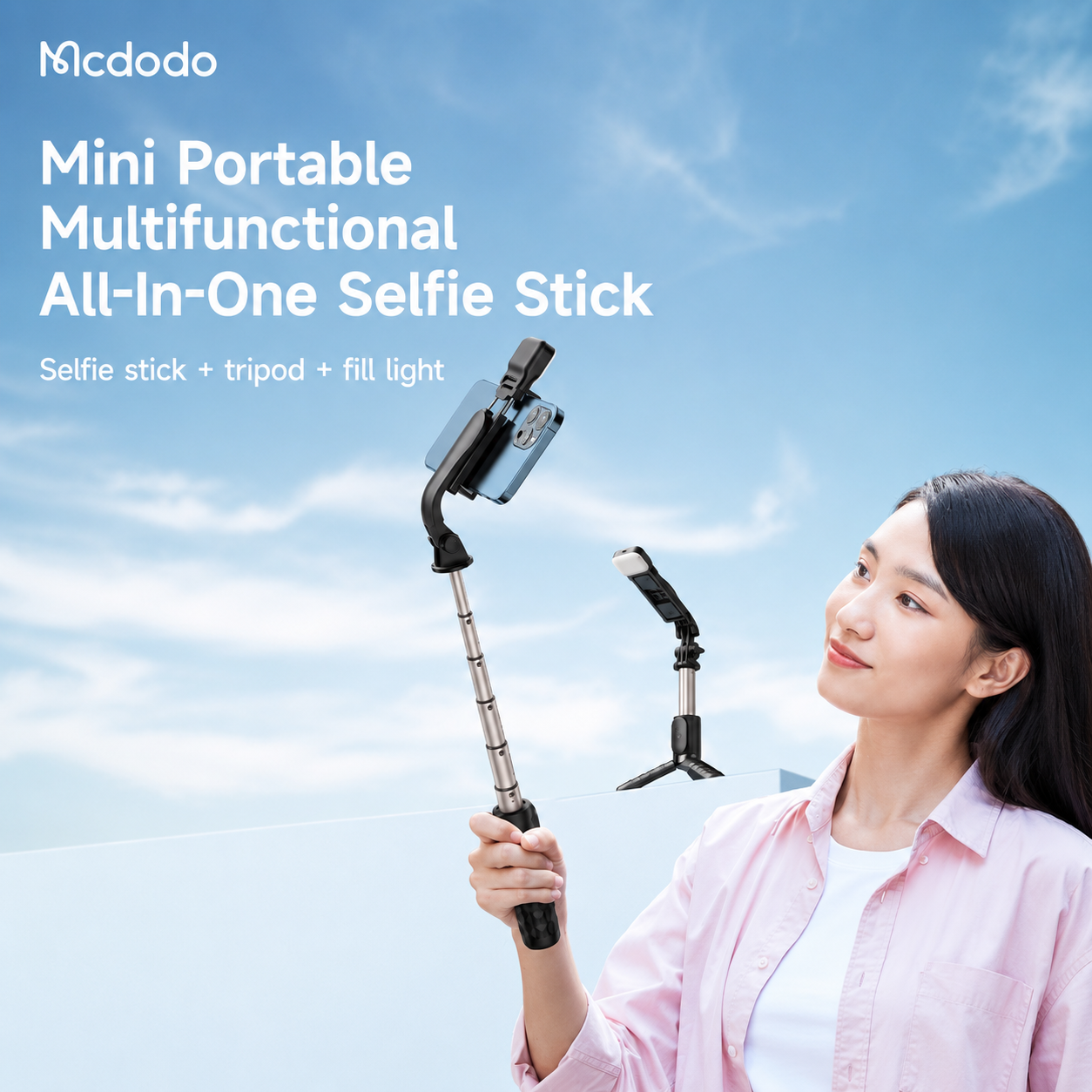 Mcdodo Wireless Selfie Stick Single Lamp