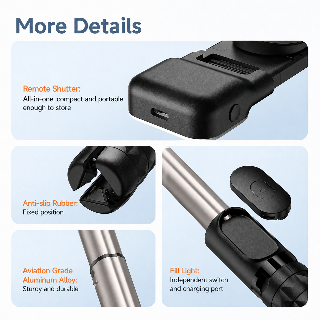 Mcdodo Wireless Selfie Stick Single Lamp