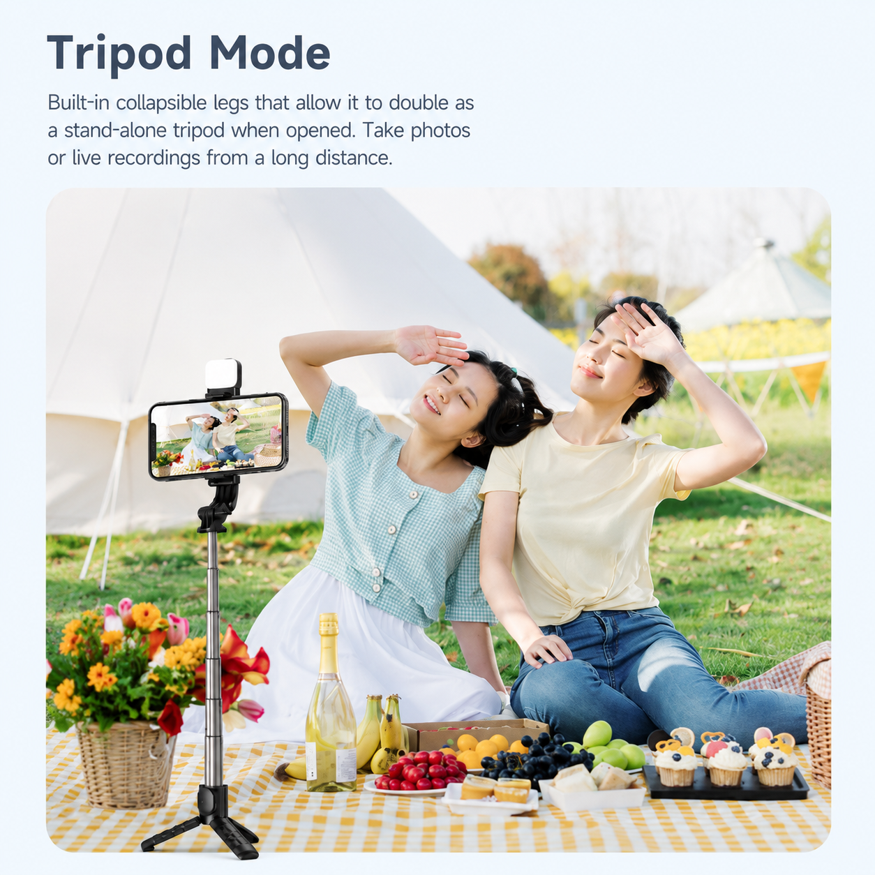 Mcdodo Wireless Selfie Stick Single Lamp