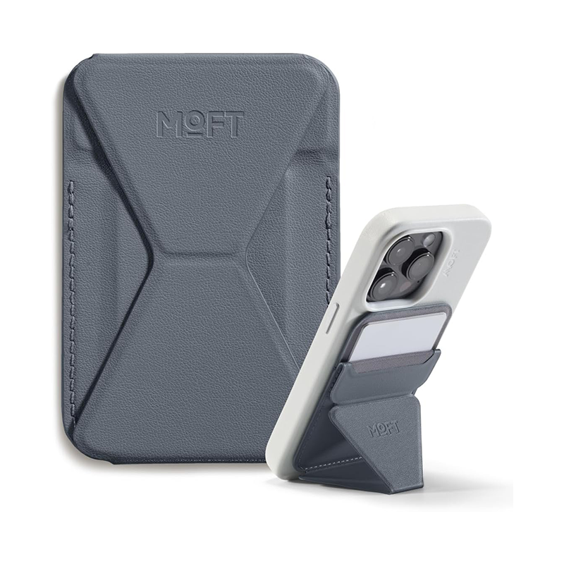 MOFT Snap-on Phone Stand & Wallet (Magsafe Compatible)-iPhone 12/13/14/15/16 series & Non Magsafe Cases And Android Phones Using Moft Metal Ring include in Pack