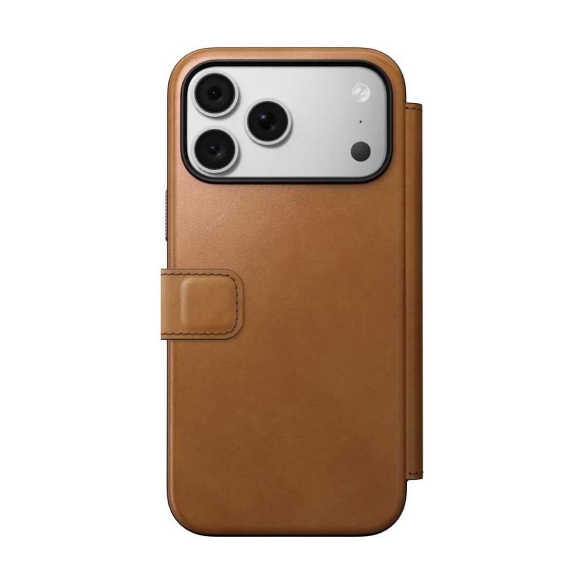 NOMAD Modern Leather Folio Brown for iPhone 18 Pro Max
