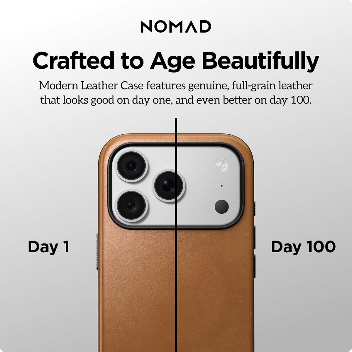 NOMAD Modern Leather iPhone 18 Pro Max Case Magsafe Camino Leather
