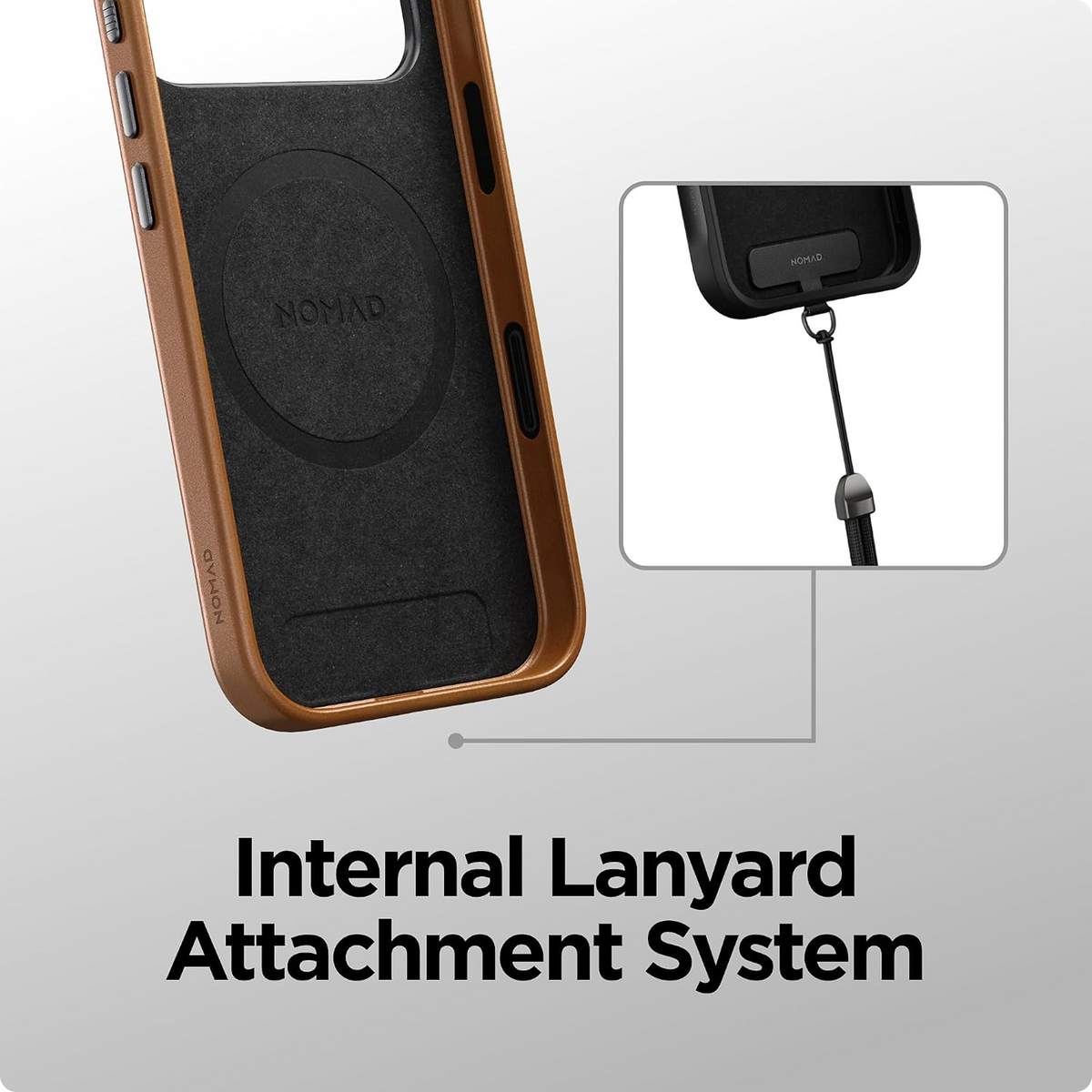 NOMAD Traditional Leather Case Compatible with iPhone 18 Pro Case Camino Leather
