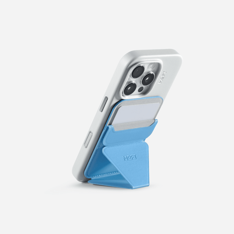 MOFT Snap-on Phone Stand & Wallet (Magsafe Compatible)-iPhone 12/13/14/15/16/17 series & Non Magsafe Cases And Android Phones Using Moft Metal Ring include in Pack