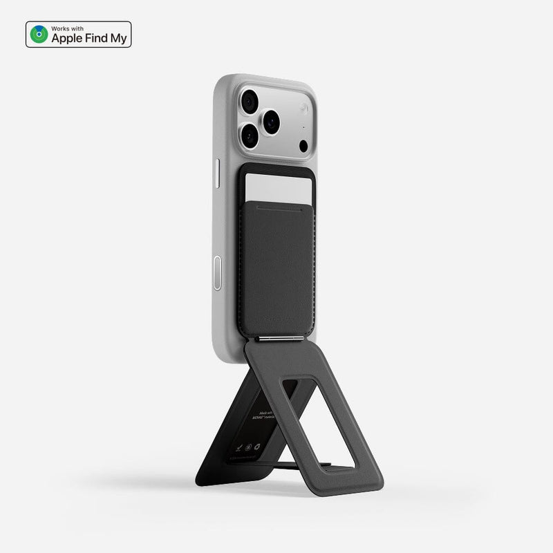 Moft Tripod Stand & Wallet-Compatible Models: iPhone 12/13/14/15/16/17 series (Plus/Pro/Pro Max) and MagSafe-compatible cases. Works with non-MagSafe phones using the included metal ring.