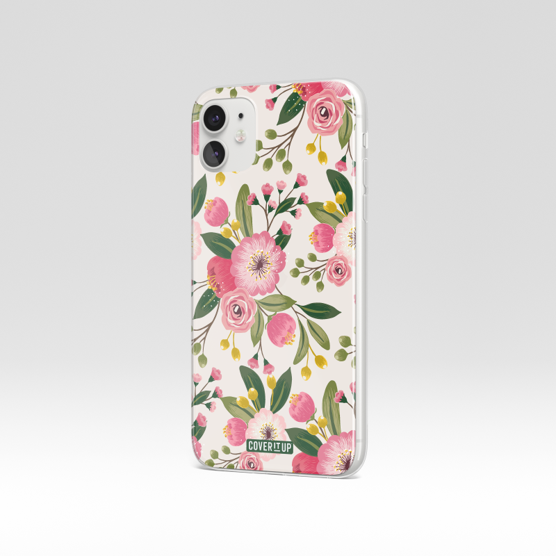 Pinterest Floral Aesthetic Clear Silicone Case