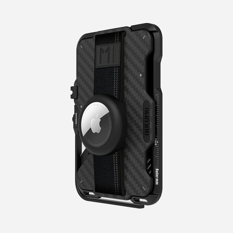 Aulumu G03 Multi-Tool Magnetic Metal Wallet | Carbon Fiber Cover | MagSafe