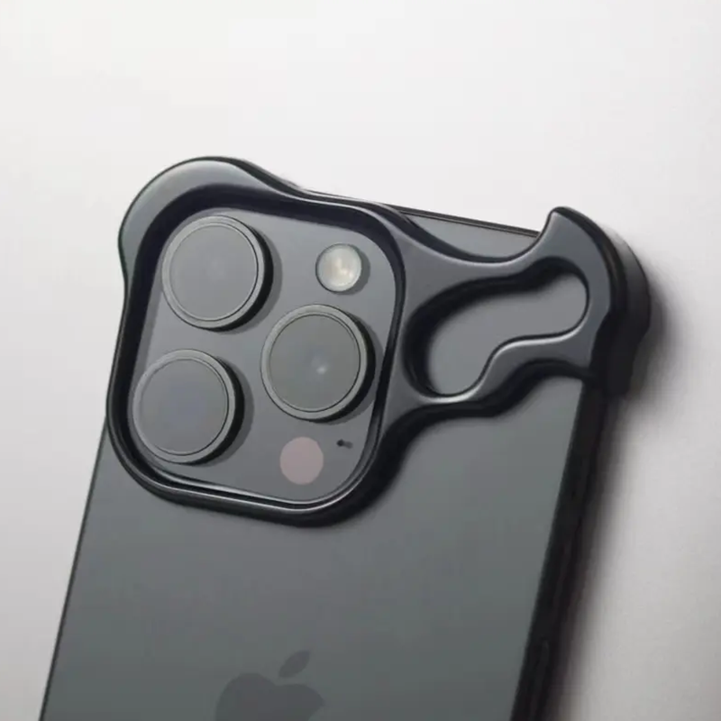 The Bare Metal Minimalist Elegant Edges Corner Protector case For iPhone 13 Series