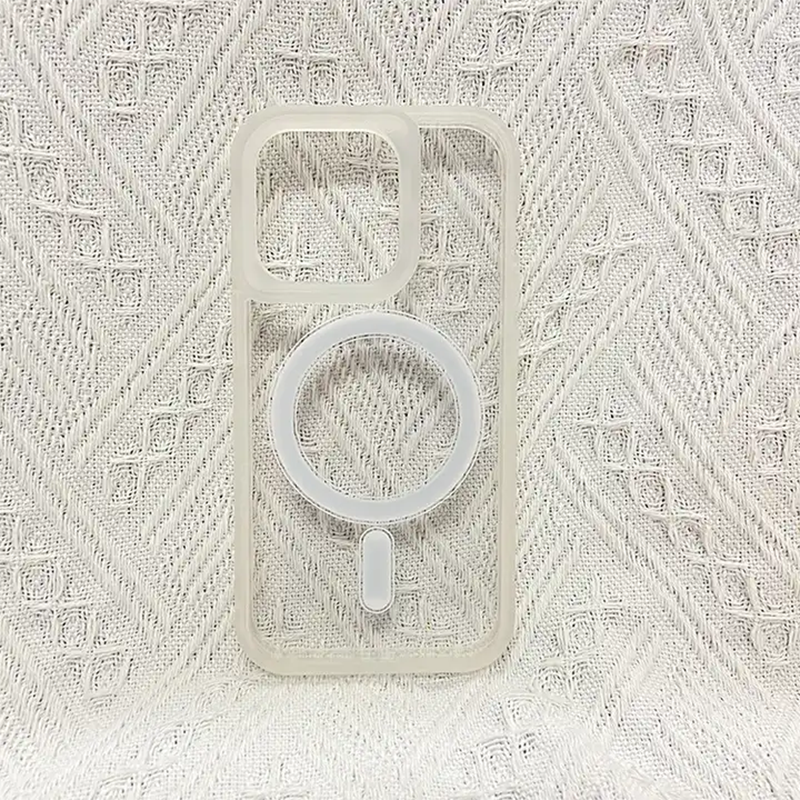 Clear and Colorful Frame With MagSafe Case for iPhone 15 Series