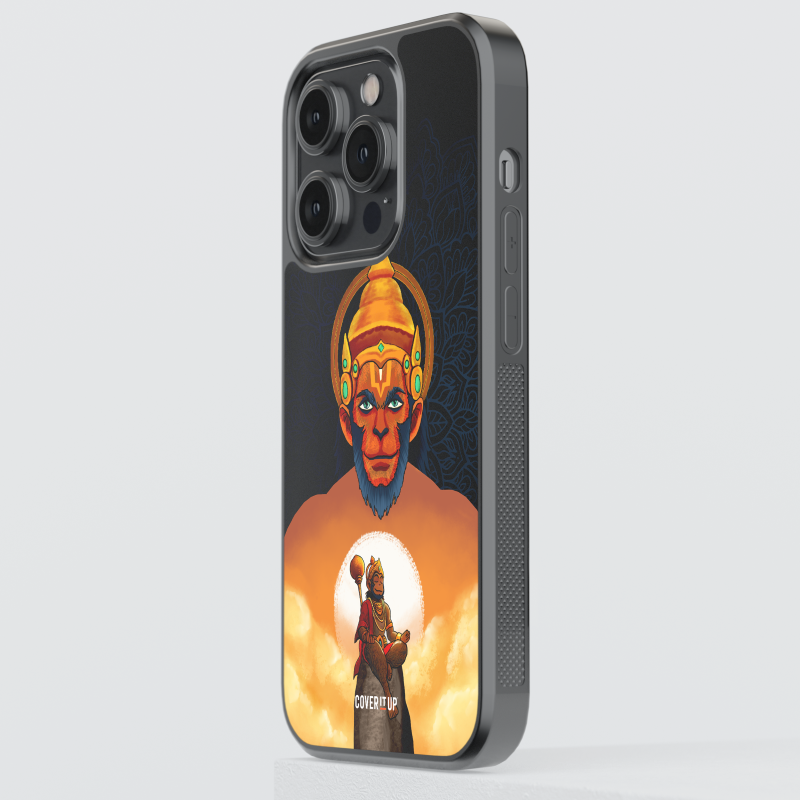 Hanuman Ji Glass case