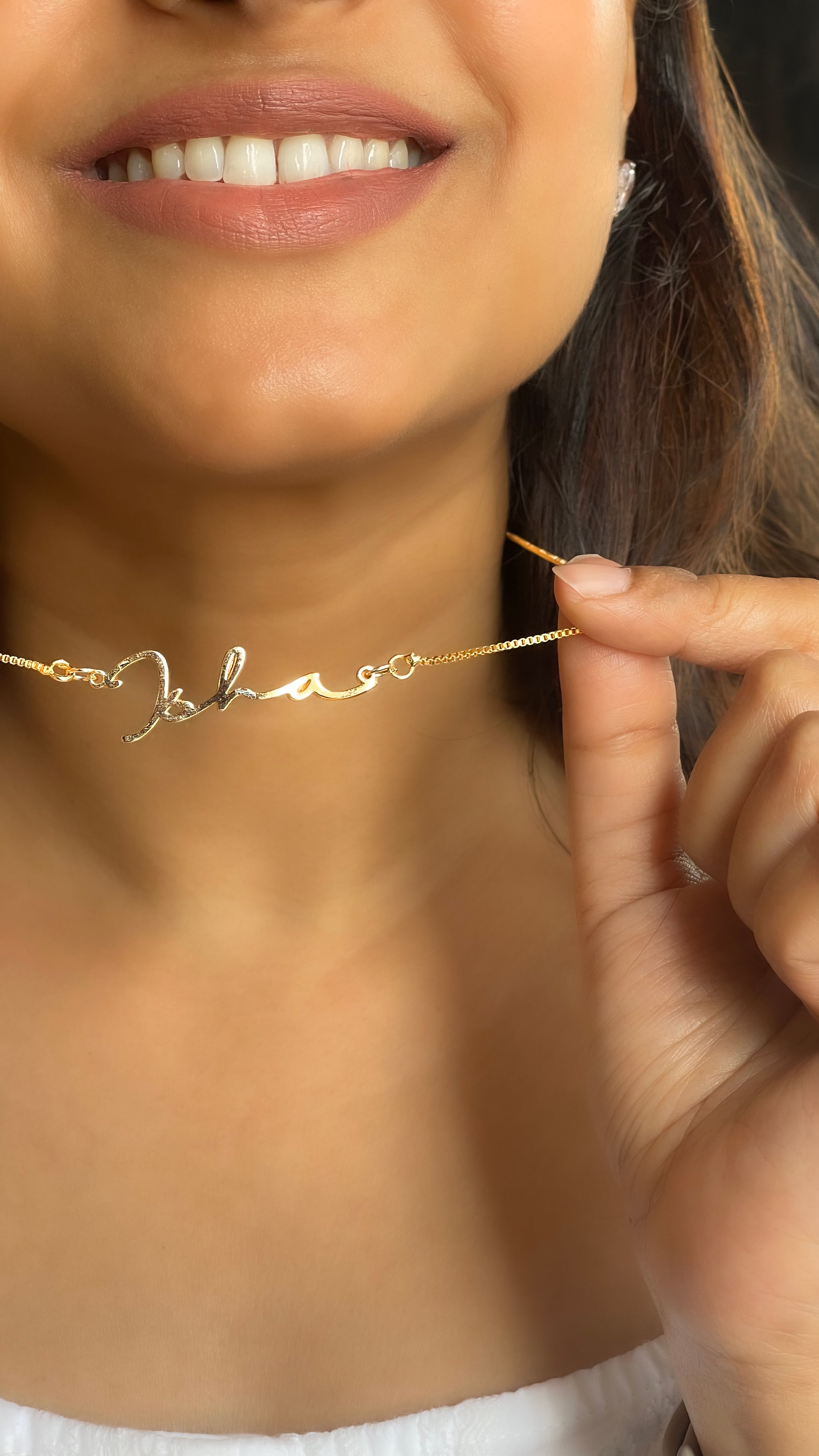 Personalised Name Necklace - Gold