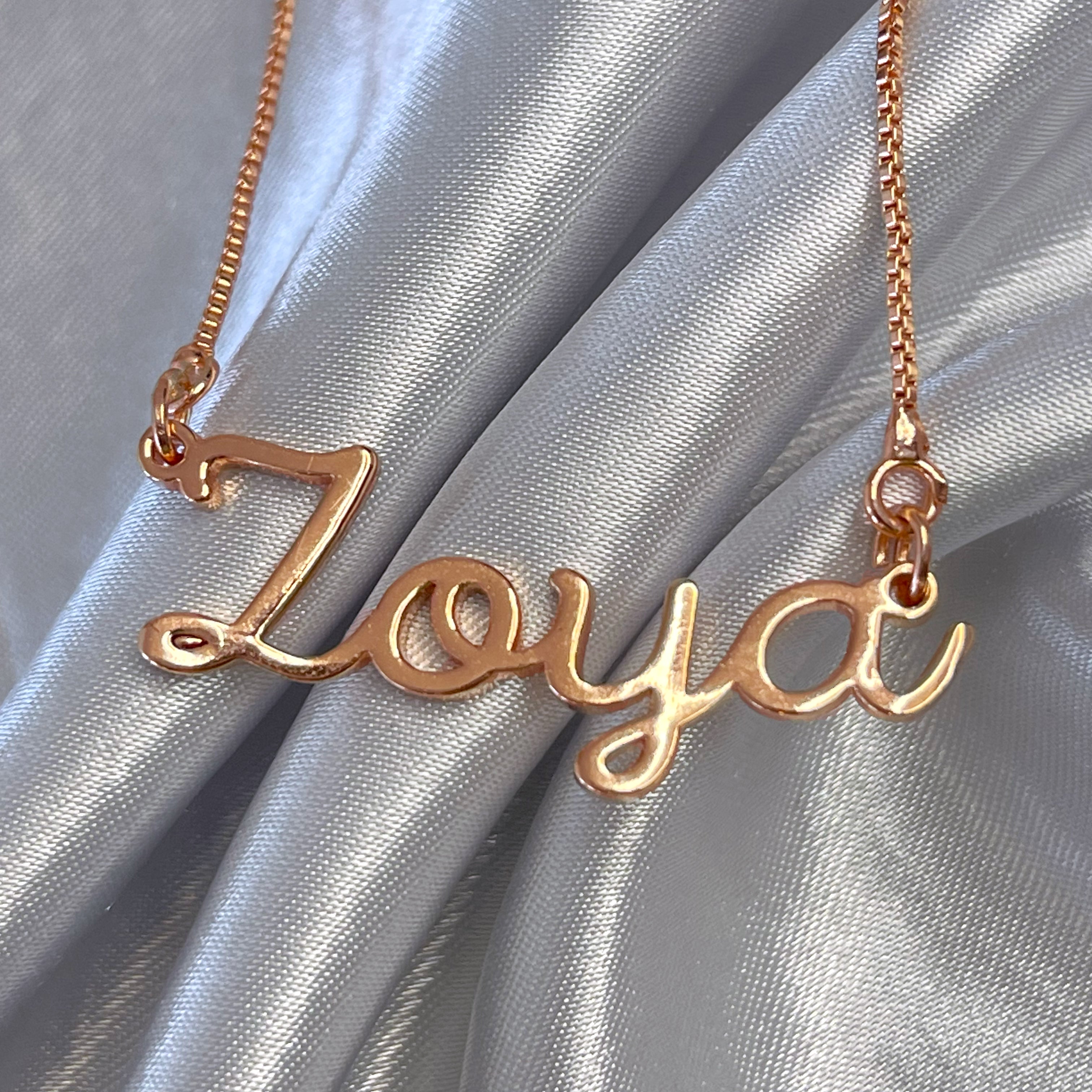 Personalised Name Necklace - Gold