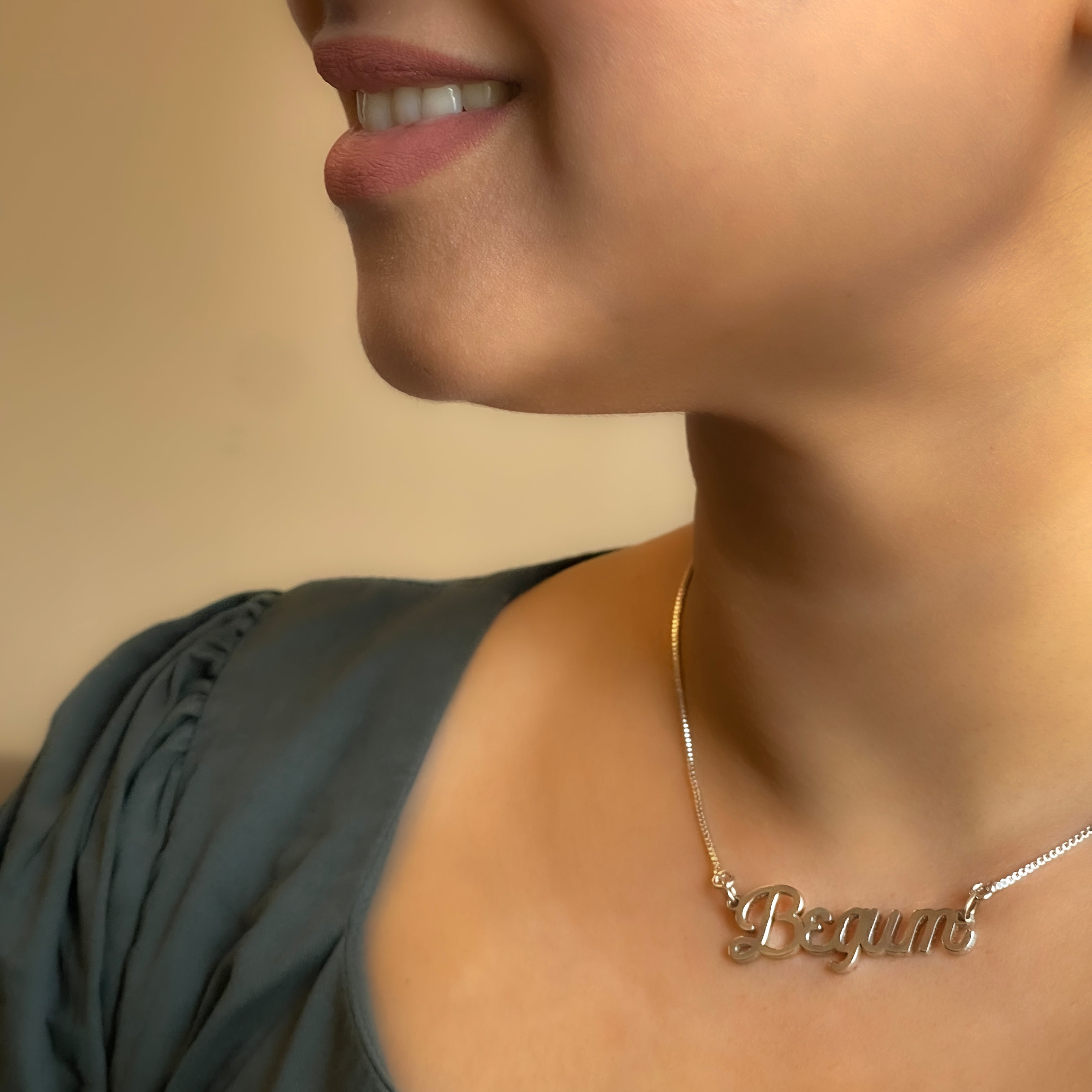 Personalised Name Necklace - Silver