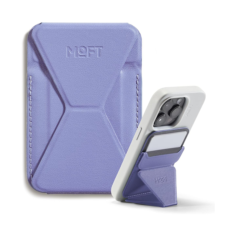MOFT Snap-on Phone Stand & Wallet (Magsafe Compatible)-iPhone 12/13/14/15/16 series & Non Magsafe Cases And Android Phones Using Moft Metal Ring include in Pack