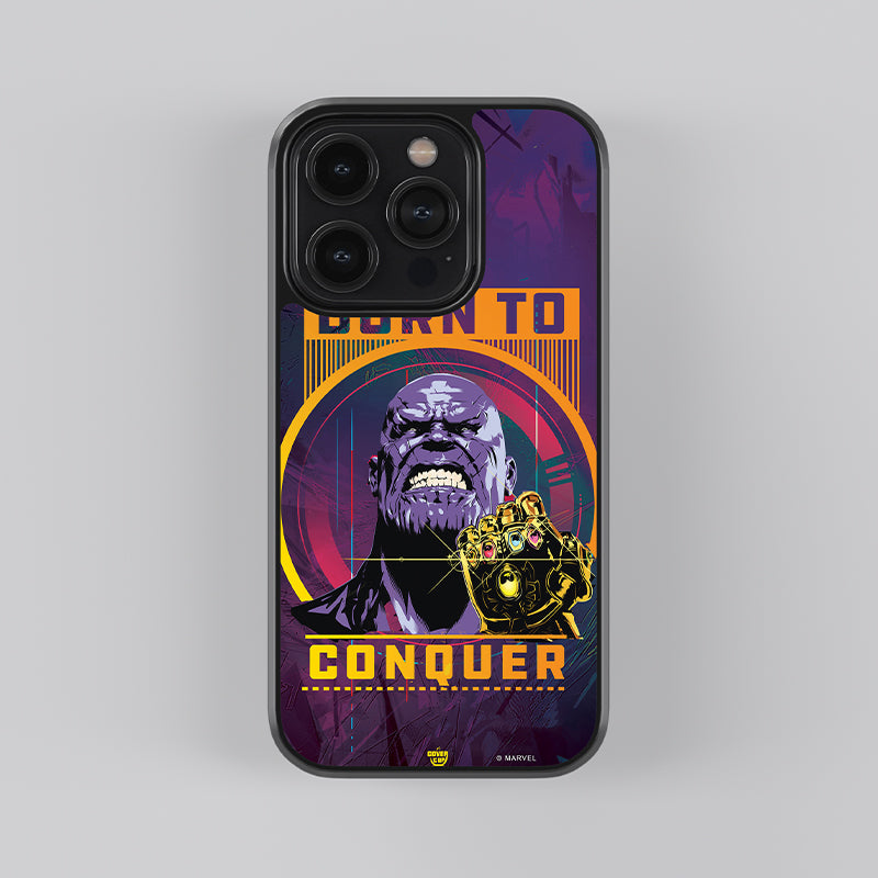 Official Marvel Avengers Thanos Conquer Glass Case
