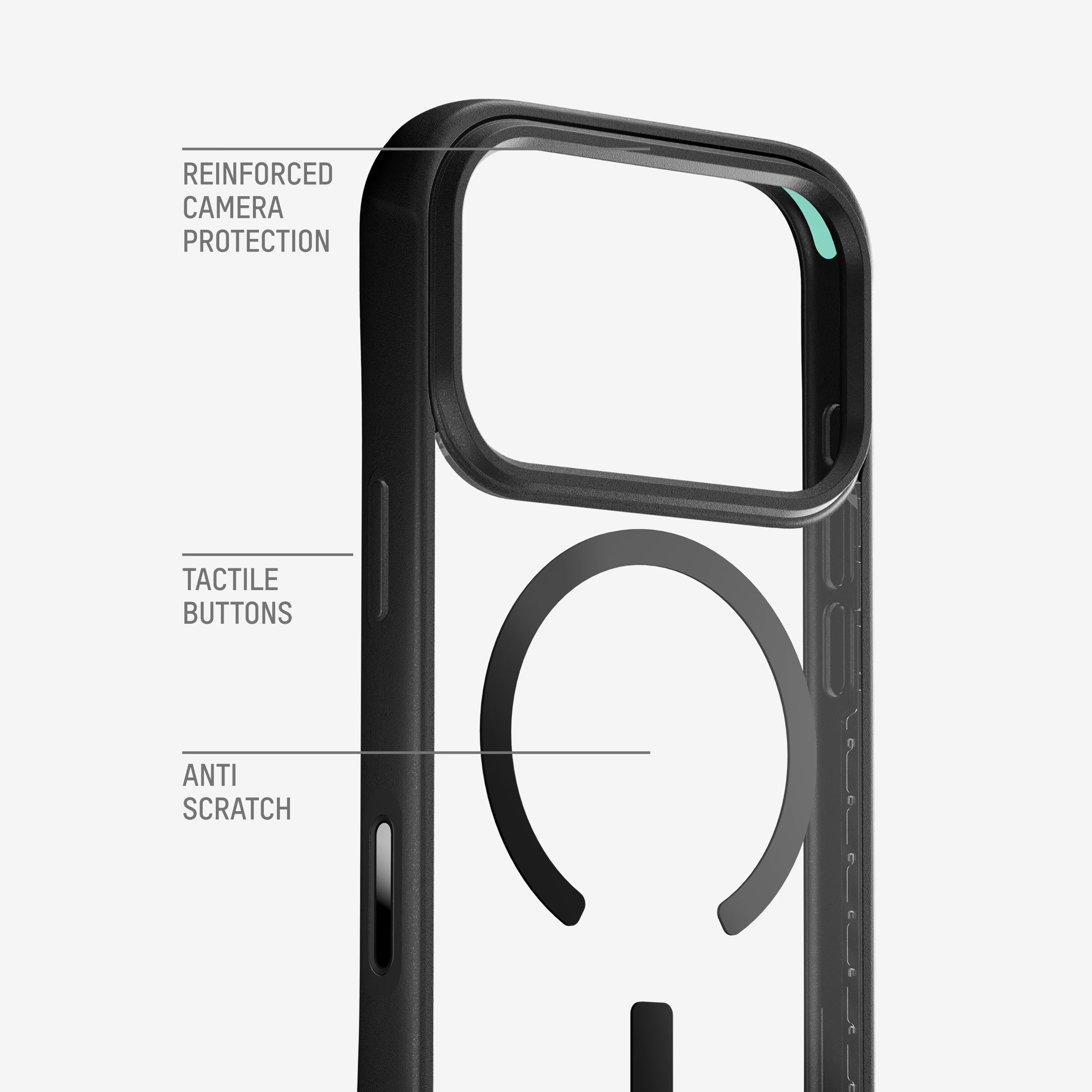 Mous Clarity 3.0 Clear Phone Case iPhone 17 Pro Max