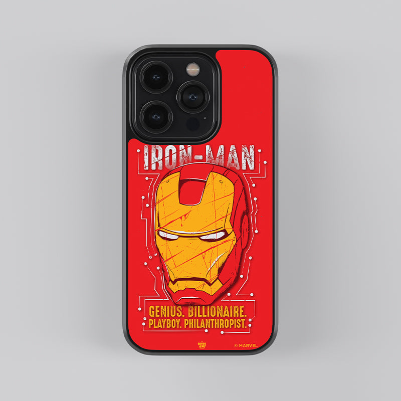 Official Marvel Avengers Endgame Iron Man Billionaire Glass Case