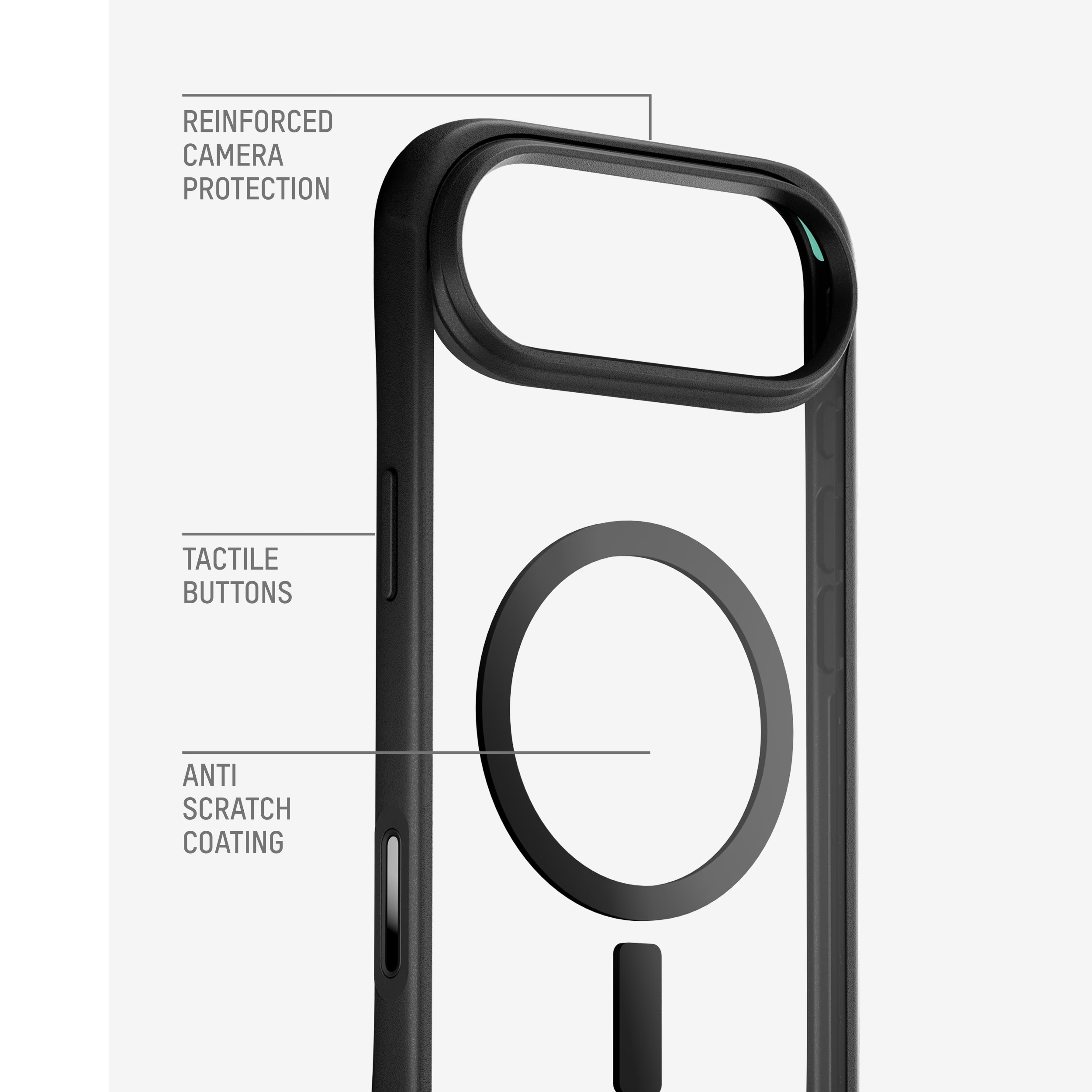 Mous Clarity 3.0 Clear Phone Case iPhone Air