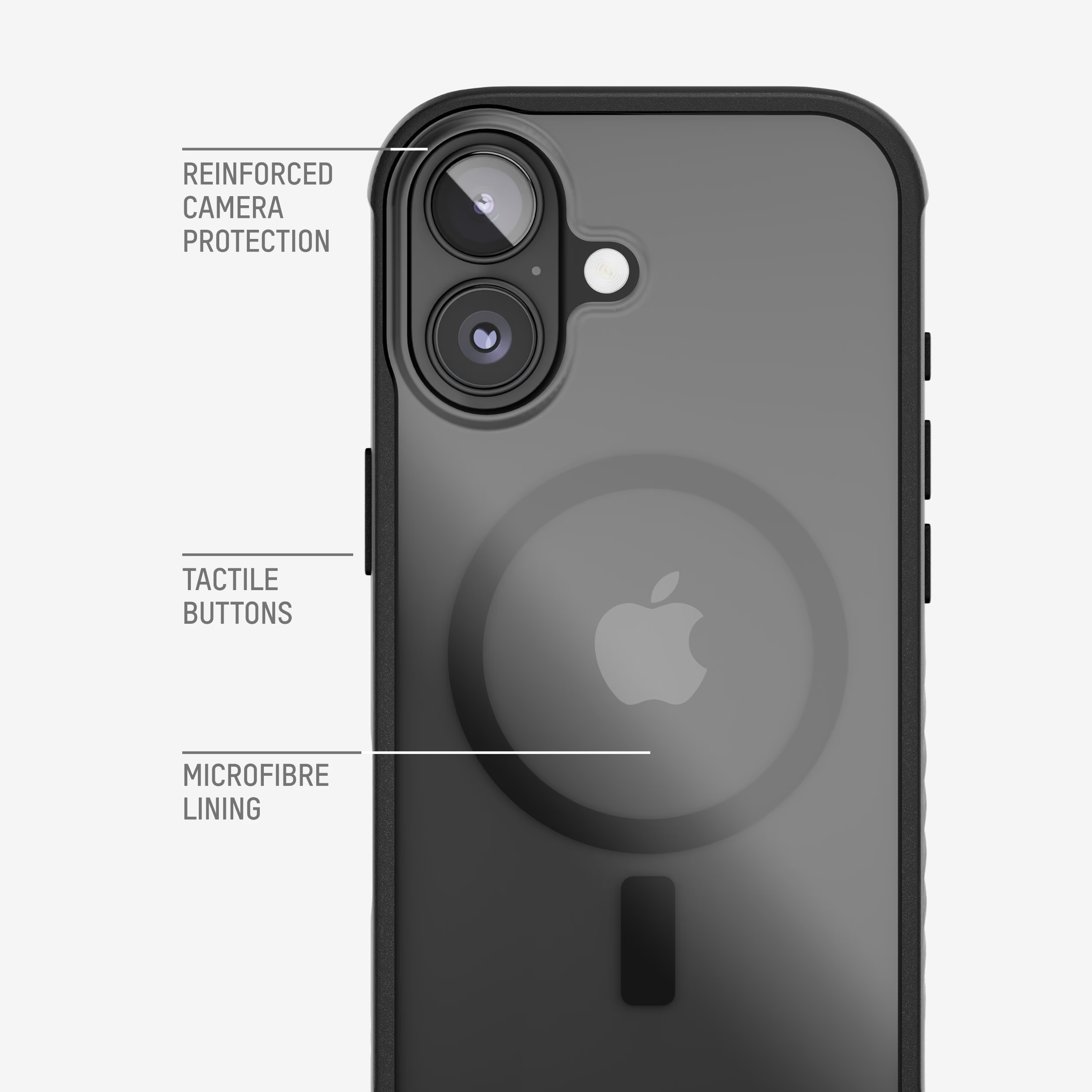 Mous Clarity 3.0 Clear Phone Case iPhone 17