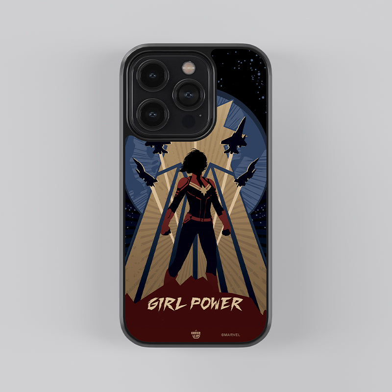 Marvel Captain Marvel Girl Power Glass Case