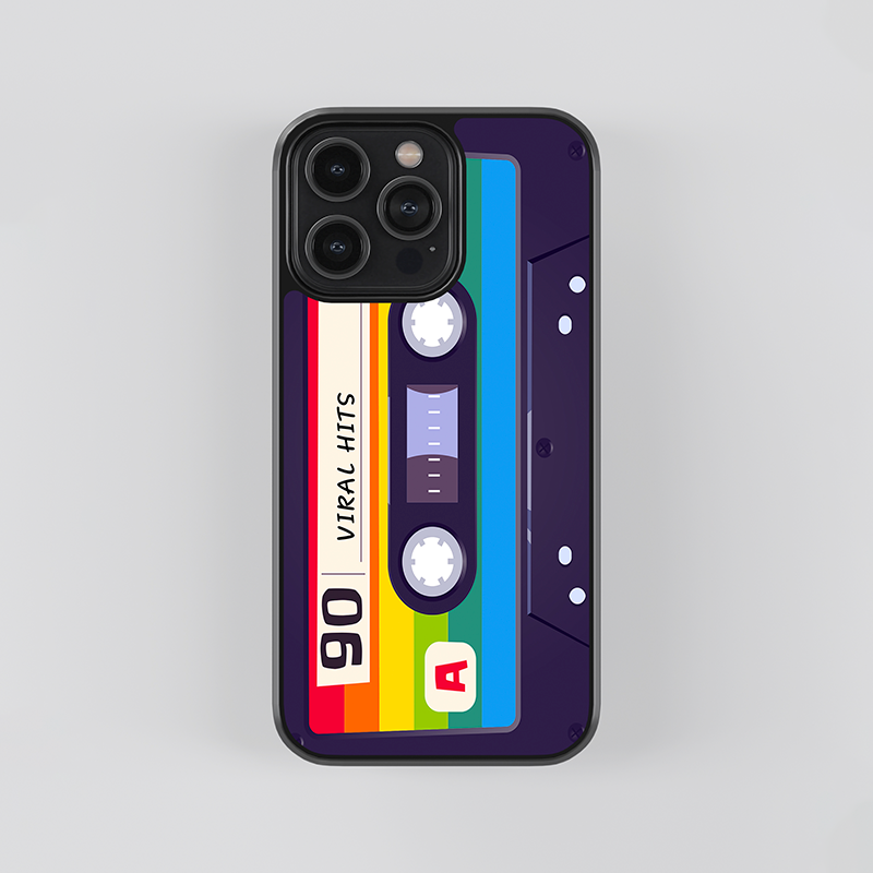 Custom Fantasy Cassette Glass Case