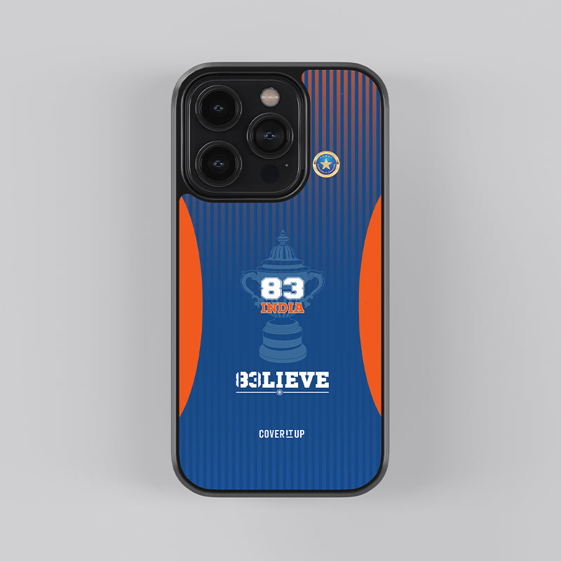 Official 83 India Jersey Glass Case