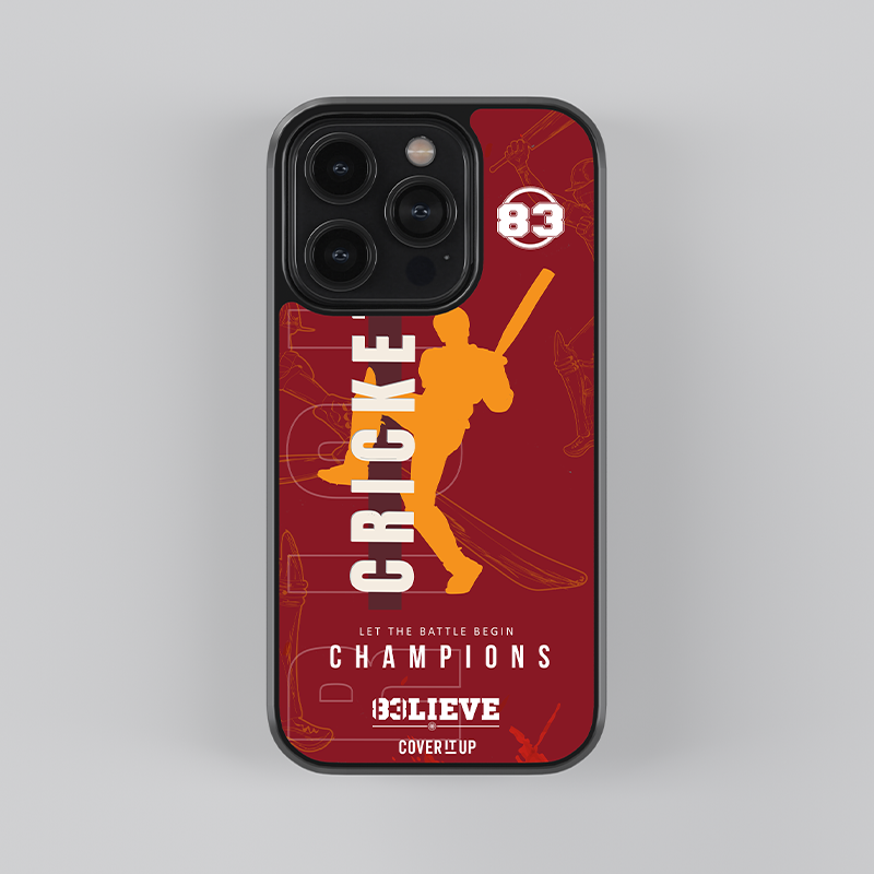 Official 83 Champion Glass Case