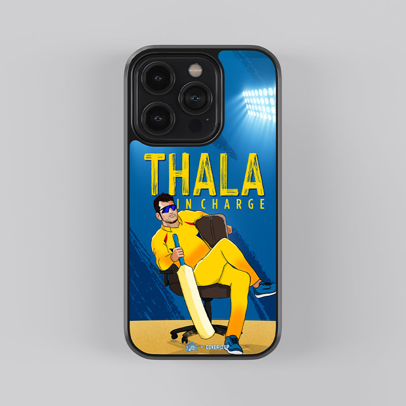 Official Chennai Super Kings Thala InCharge Glass Case