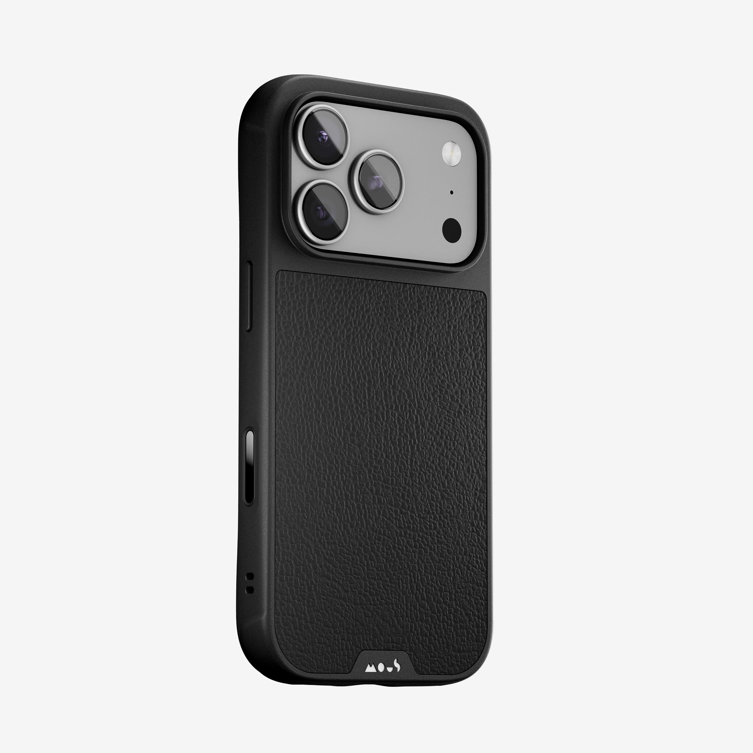Mous Limitless® Black Leather Case iPhone 17 Pro