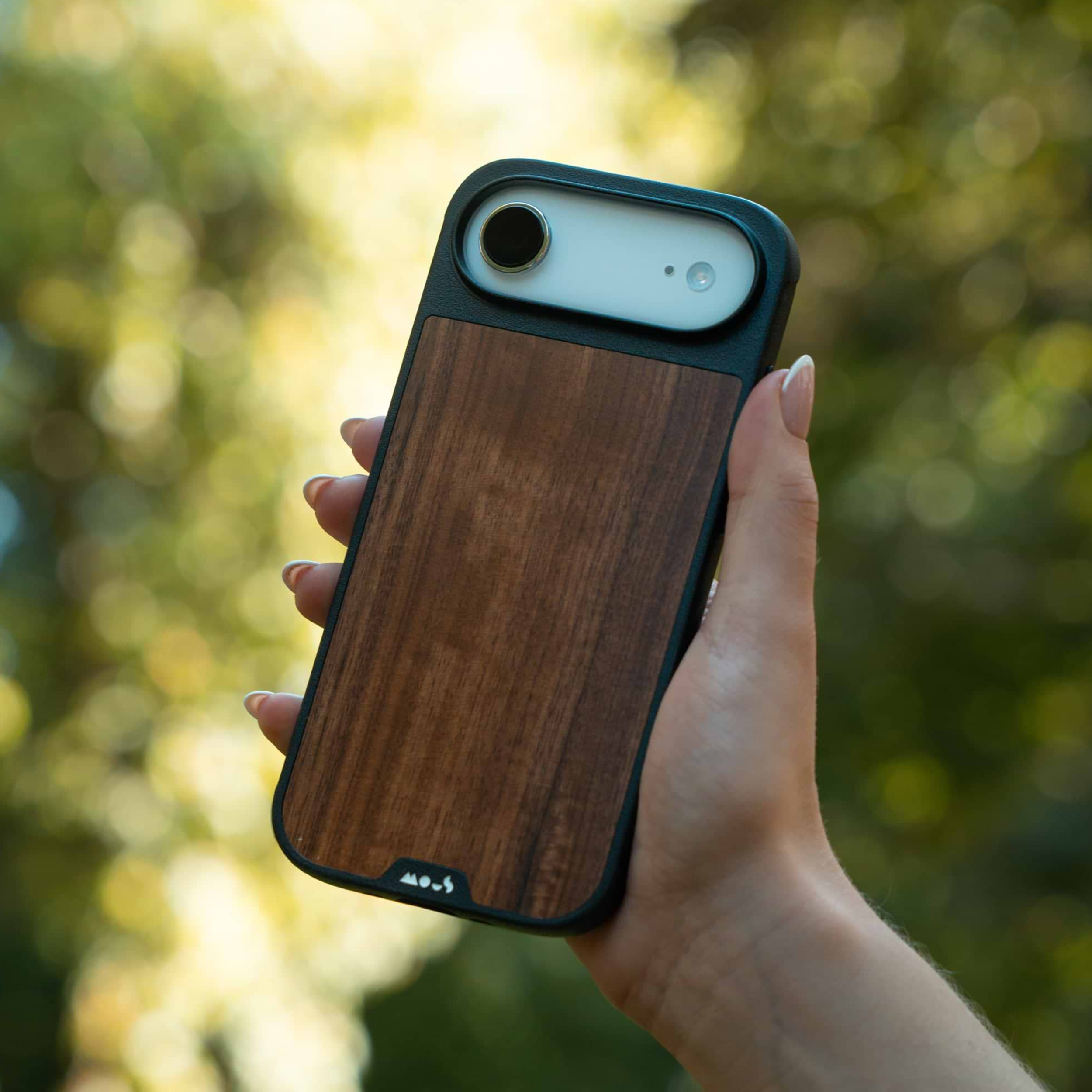 Mous Limitless® Walnut Case iPhone Air