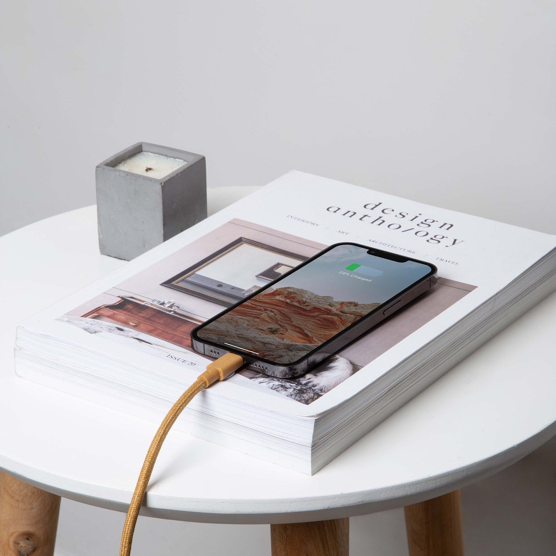 Native Union Belt Cable XL (USB-C to Lightning) The recycled 10-foot charging cable with bonded leather strap