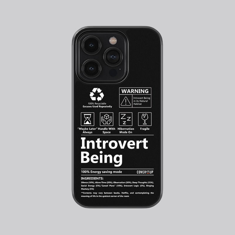 The Introvert Glass Case