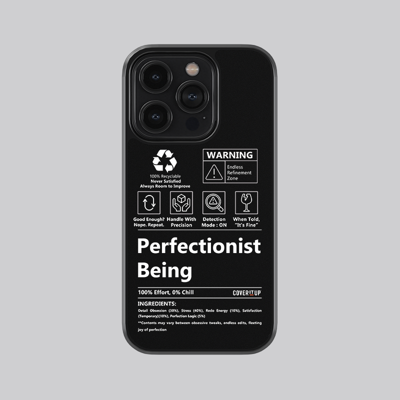 The Perfectionist Glass Case