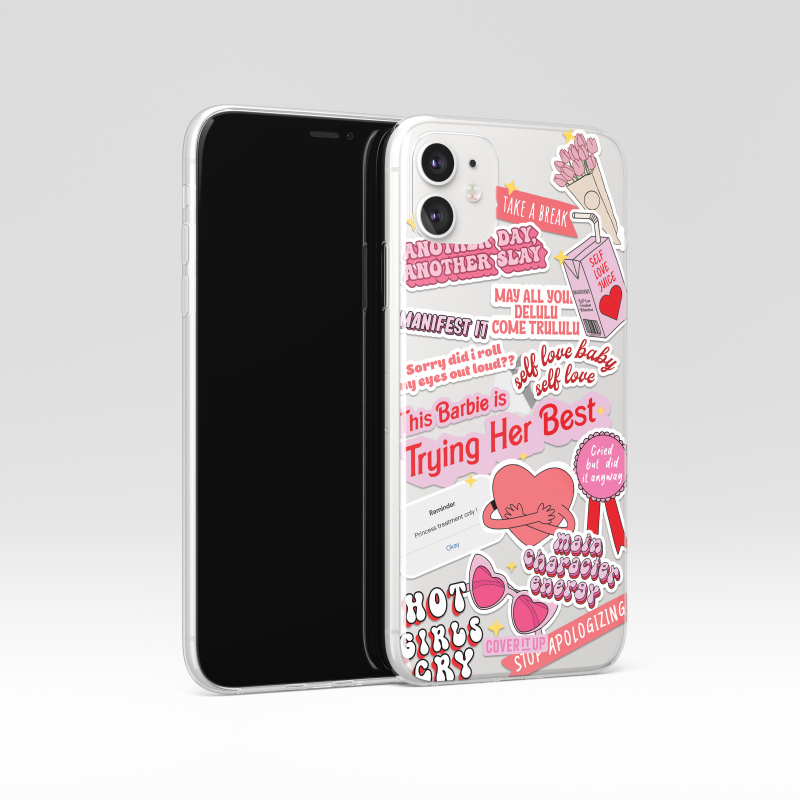 Self-love Clear Silicone Case