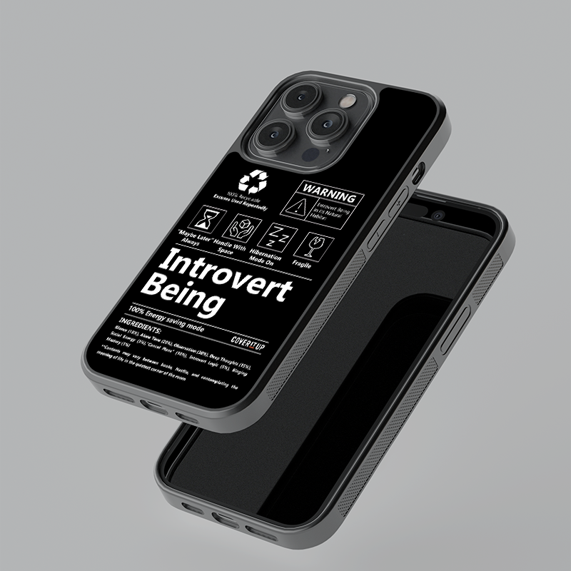 The Introvert Glass Case