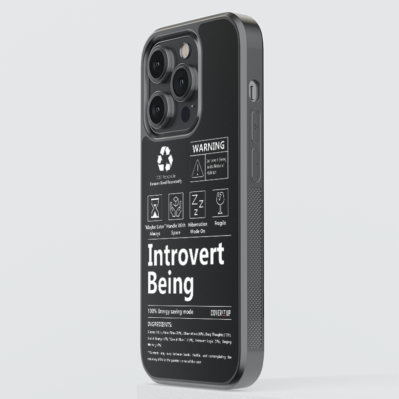 The Introvert Glass Case