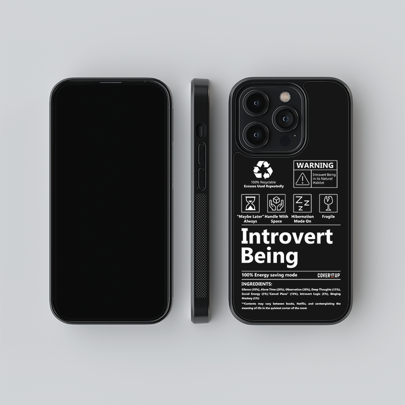 The Introvert Glass Case