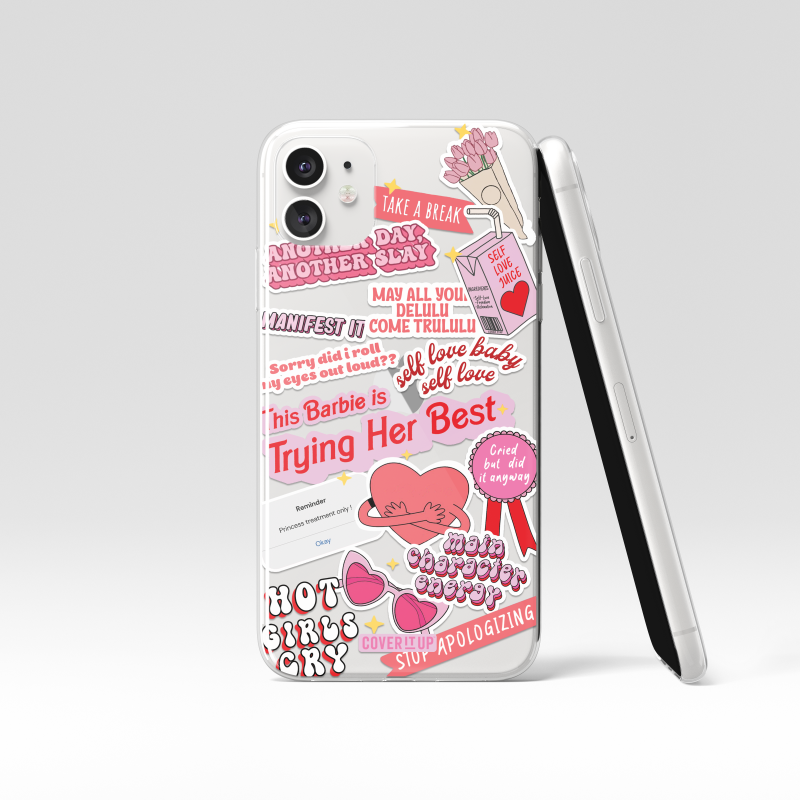 Self-love Clear Silicone Case