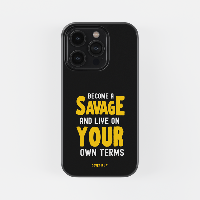 Become A Savage Glass Case