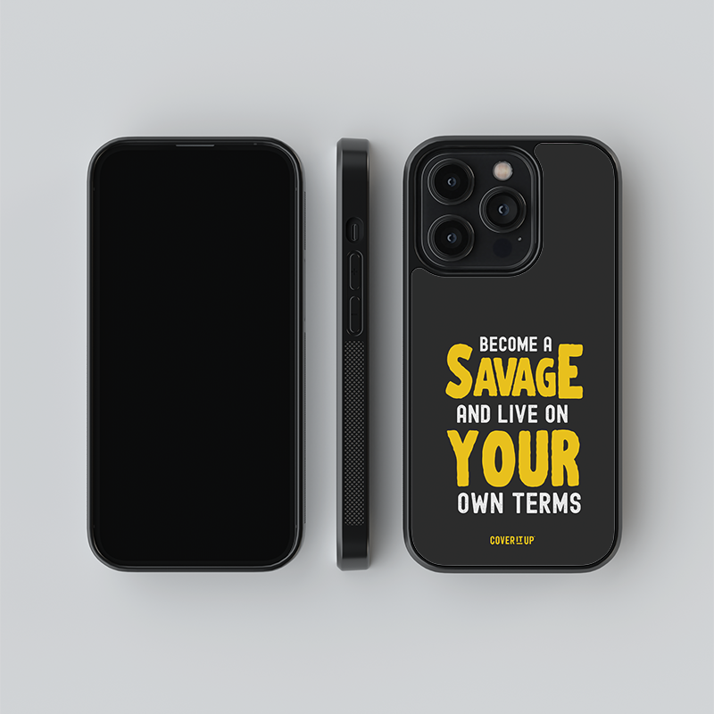 Become A Savage Glass Case