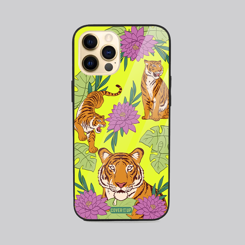 Tiger Wild Life Glass Case