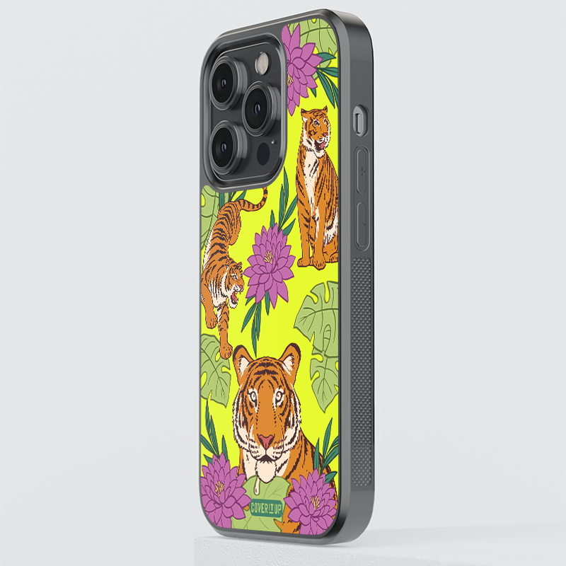 Tiger Wild Life Glass Case