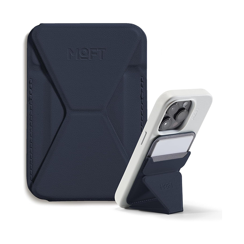 MOFT Snap-on Phone Stand & Wallet (Magsafe Compatible)-iPhone 12/13/14/15/16 series & Non Magsafe Cases And Android Phones Using Moft Metal Ring include in Pack