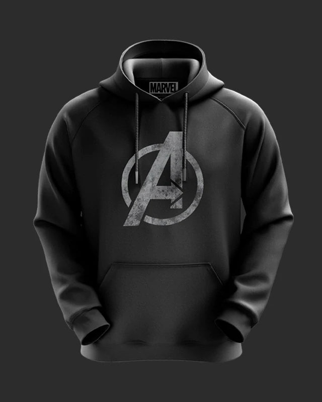 Official Marvel Avengers Logo Cotton Hoodie from coveritup.com