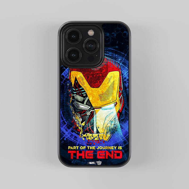 Official Marvel Avengers Endgame Iron Man The End Glass Case