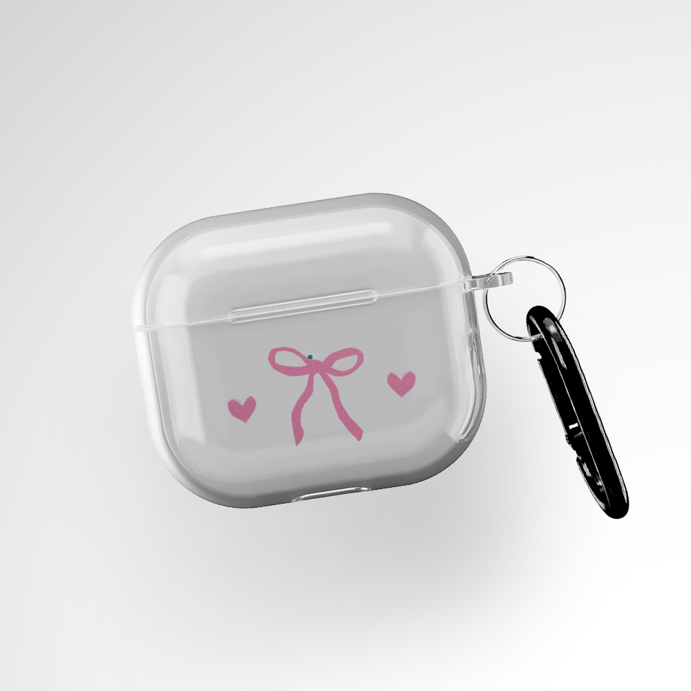 Hearts and Bows  Clear Airpods 3rd Gen Case Covers