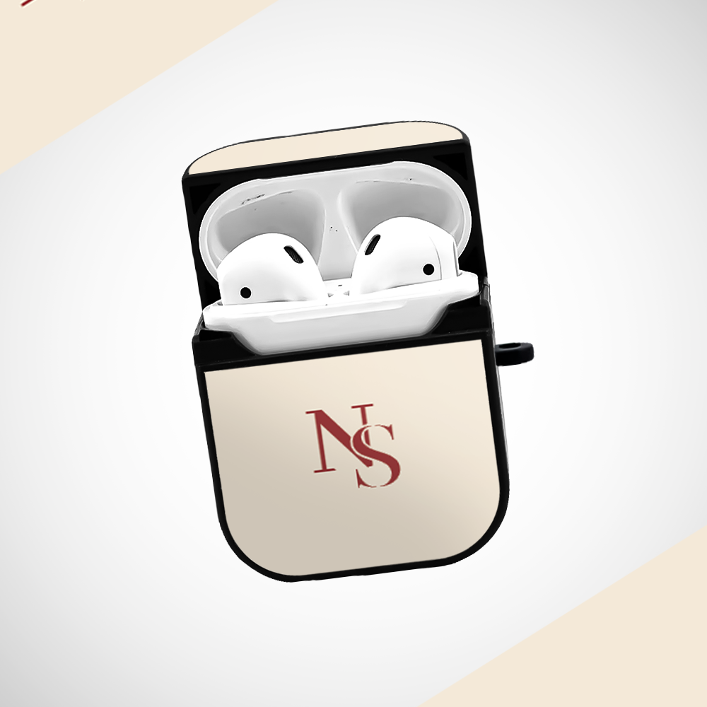 Custom Royal Motif Glass Airpods 2nd Gen Case Covers