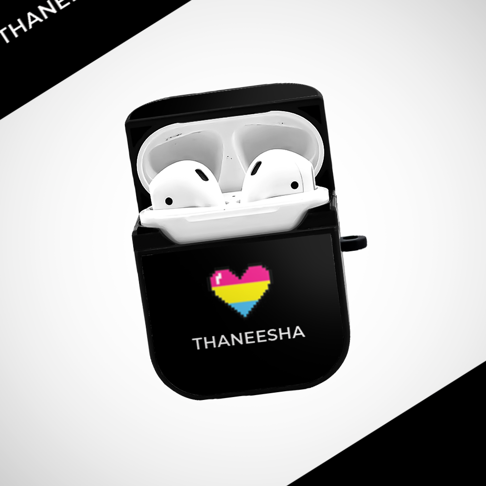 Pride Heart Custom Glass Airpods 2nd Gen Case Covers